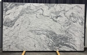 Viscount White 3cm Dual Finish Antiqued & Polished Granite Slab