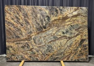Rainforest Brown 3cm Polished Marble Slab