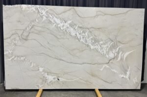 Crystal Pearl 3cm Antiqued Quartzite Slab
