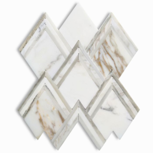 Arrowhead – Calacatta Gold And Brass Polished Marble Mosaic - Marble | Intrepid Marble & Granite
