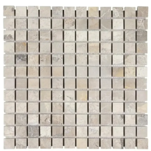 Atlantic Gray 1X1 Honed Marble Mosaic - Marble | Intrepid Marble & Granite