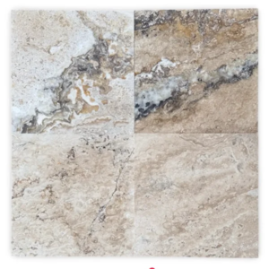 Byzantine 12X12 Cross Cut Honed and Filled Travertine Tile - Travertine | Intrepid Marble & Granite