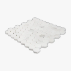 Calacatta Oliva 1″ Hex Polished Marble Mosaic - Marble | Intrepid Marble & Granite