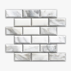 Calacatta Oliva 2X4 Brick Deep Bevel Polished  Marble Tile - Marble | Intrepid Marble & Granite