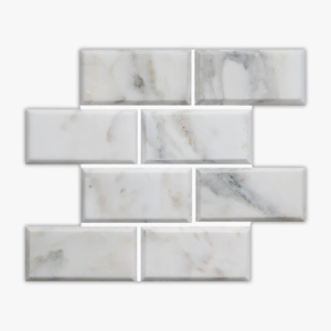 Calacatta Oliva 3X6 Deep Bevel Polished  Marble Tile - Marble | Intrepid Marble & Granite