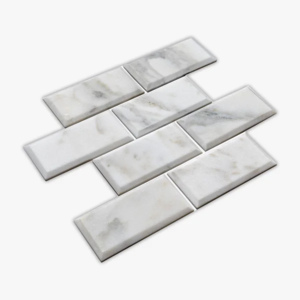 Calacatta Oliva 3X6 Deep Bevel Polished  Marble Tile - Marble | Intrepid Marble & Granite