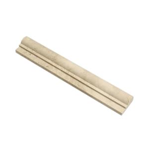Cordoba Cream 2X12 Chairrail Honed Travertine Molding - Travertine | Intrepid Marble & Granite