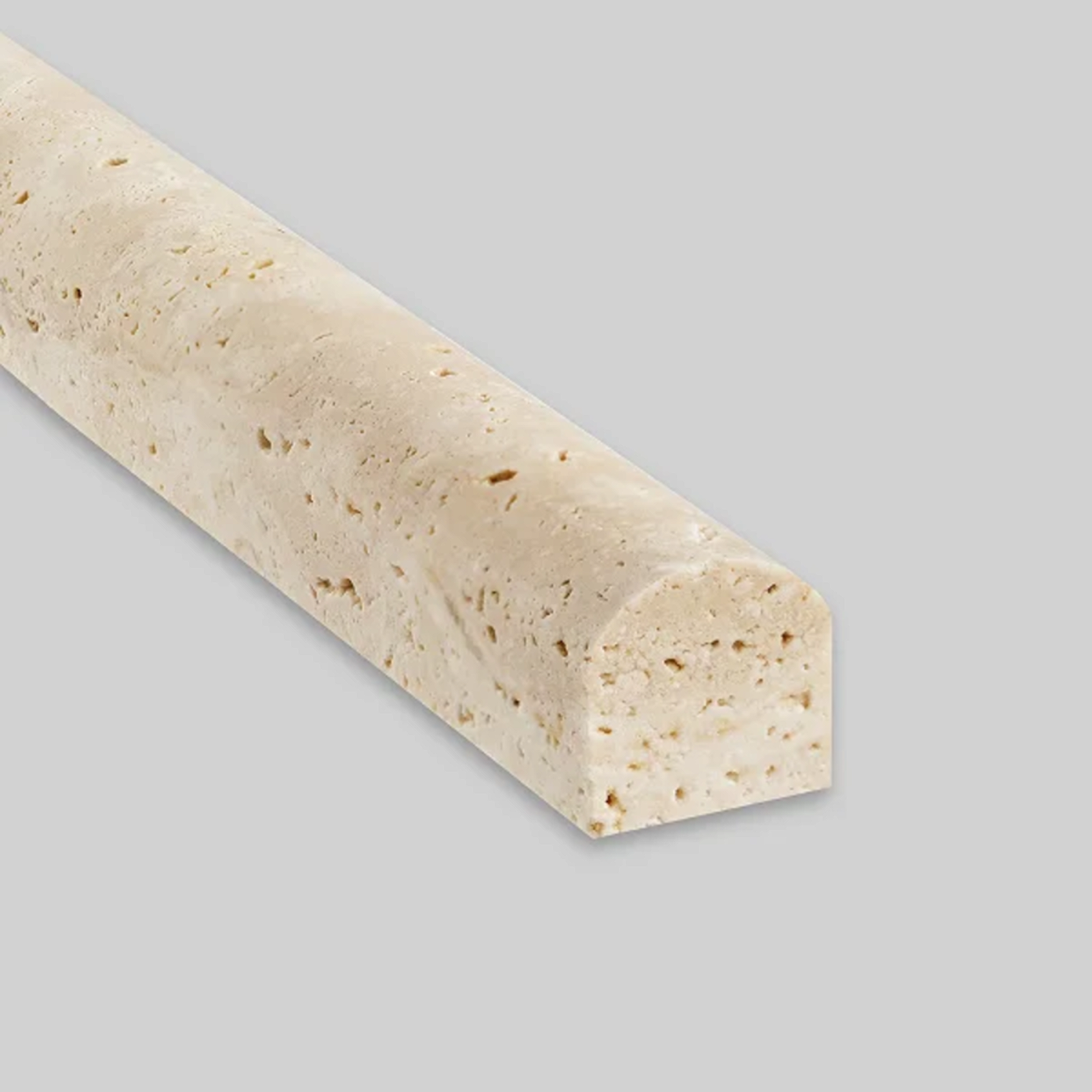Cordoba Cream 3/4X12 Pencil Liner Honed Travertine Molding - Travertine | Intrepid Marble & Granite