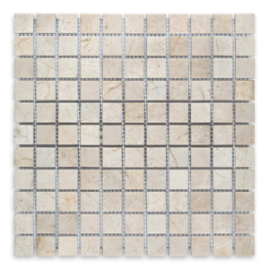 Crema Marfil 1X1 Honed Marble Mosaic - Marble | Intrepid Marble & Granite