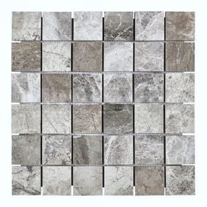 Atlantic Gray 2X2 Honed Marble Mosaic