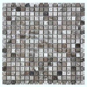 Atlantic Gray 5/8X5/8 Honed Marble Mosaic