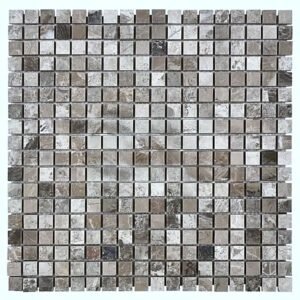 Atlantic Gray 5/8X5/8 Honed Marble Mosaic