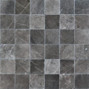Cafe Brown Vintage 4X4 Tumbled Marble Tile