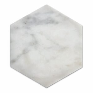 Calacatta Gold 10" Hexagon Honed Marble Tile