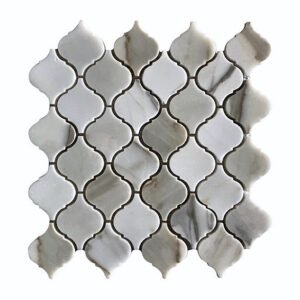 Calacatta Gold 2" Lantern Polished Marble Mosaic