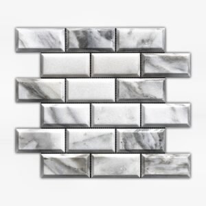 Calacatta Oliva 2X4 Brick Deep Bevel Polished  Marble Tile