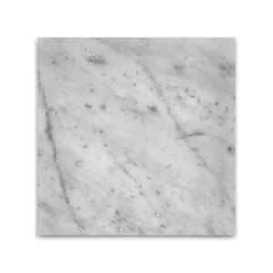 Carrara 12X12 Honed Marble Tile