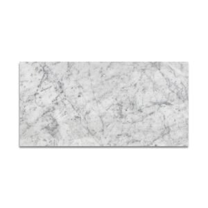Carrara 12X24 Honed Marble Tile