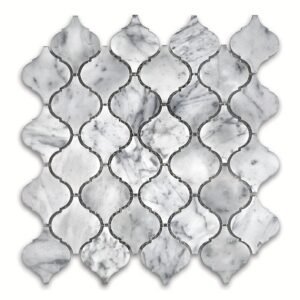 Carrara 2.5X3 Lantern Polished Mosaic
