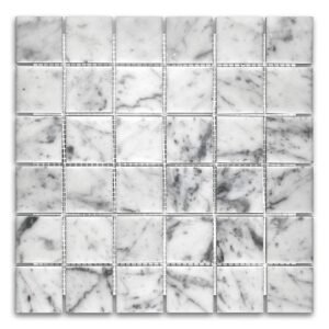 Carrara 2X2 Honed Marble Tile