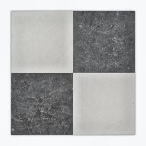 Checkerboard Lymra+Lagos Blue 12x12 Honed