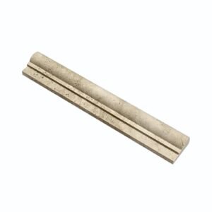 Cordoba Cream 2X12 Chairrail Honed Travertine Molding