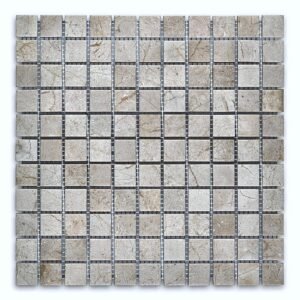 Crema Marfil 1X1 Honed Marble Mosaic