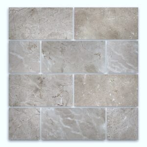 Crema Marfil 3X6 Honed Marble Tile