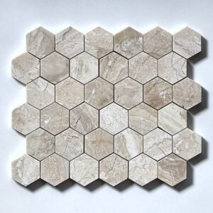 Diana Royal 2" Hex Polished Marble Mosaic