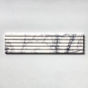 Lilac Fluted 6X24 Honed Marble Tile