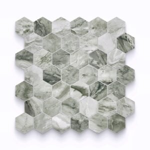 Matcha Verde 2" Hex Honed Mosaic