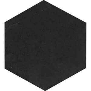 Nero Marquina Honed 10" Hexagon