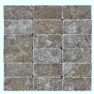 Noce Toros 3X6 Tumbled Travertine Tile