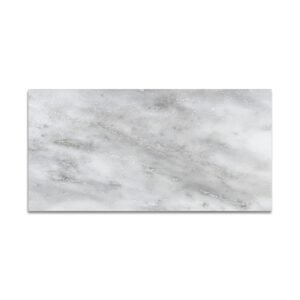 Oriental White 12X24 Honed Marble Tile