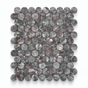 Salome 1.25" Penny Round Honed Mosaic