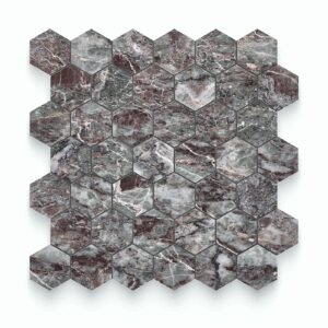 Salome 2" Hex Honed Mosaic